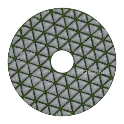 Черепашка (алмазный гибкий шлифовальный круг) DLT №2, для сухой шлифовки, Ø100 мм, #50 (арт. 0641)