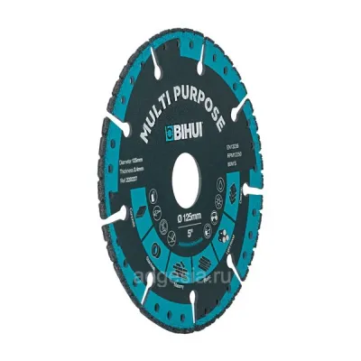 Алмазный диск Bihui Multi Purpose, 125 мм (арт. DSBS125)