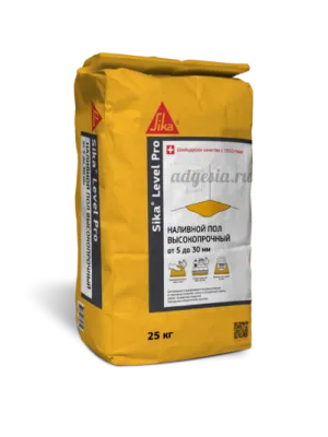 Самовыравнивающийся наливной пол Sika Level Pro, 25 кг