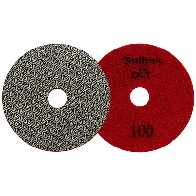 Гальванический алмазный гибкий шлифовальный круг DLT&9plitok, Ø 100 мм, #100 (арт. 631)