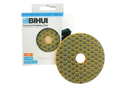 Алмазный гибкий круг (черепашка), Bihui, Ø100 мм, #200, арт. DPP420
