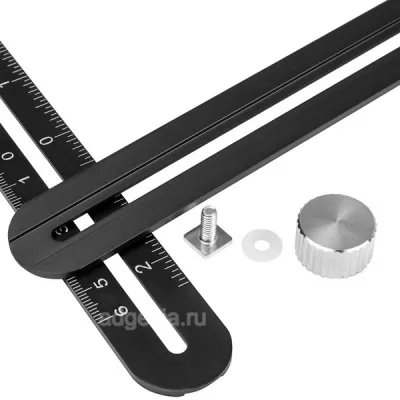 Шаблон-линейка (алюминий) Bihui (арт. DBG6)