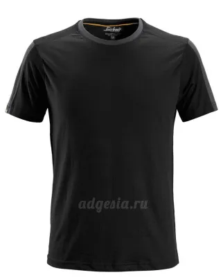 Футболка Snickers Workwear 2518, размер XS, 0458 Black\Steel grey