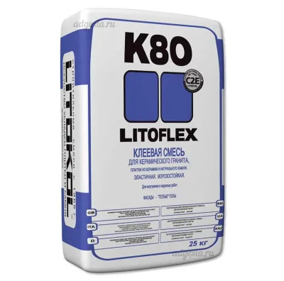 Эластичный клей для керамогранита Litoflex K80