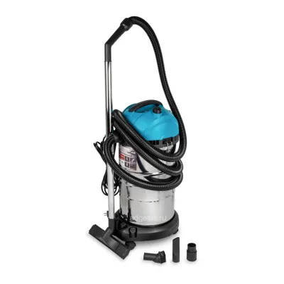 Пылесос строительный DLT EXTRALINE PL30 с полуавтоматической очисткой фильтра (обратный поток) (арт. 0587)