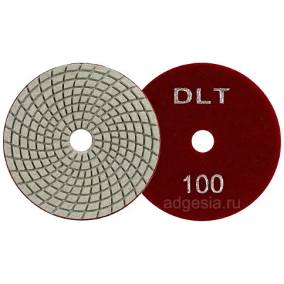АГШК DLT №1, для сухой и мокрой шлифовки, Ø100мм, #100 (арт. 0645)