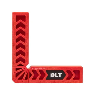 Угольник столярный пластиковый DLT, 110x110мм (арт. 86706)