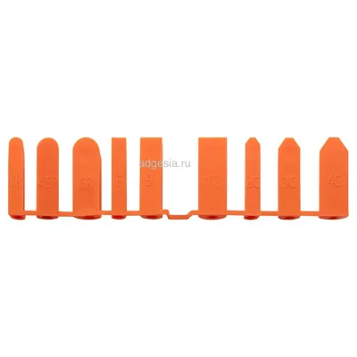 Набор шпателей для силикона DLT Silicone, 9 насадок, арт. 1581