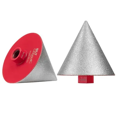 Алмазная конусная фреза DLT Ceramic Cone Pro, 3-75мм (арт. 0514)