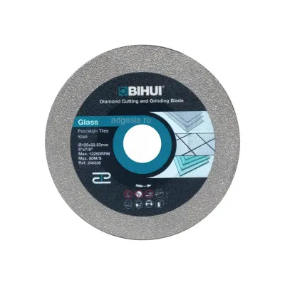 Универсальный шлифовально-отрезной алмазный диск Bihui, 125мм (арт. DPG125)