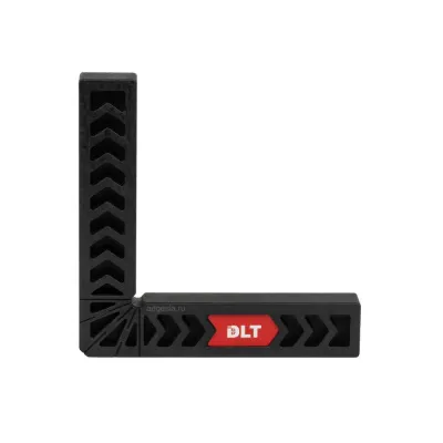 Угольник столярный пластиковый DLT, 160x160 мм, черный (арт. 86710)