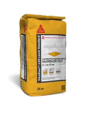 Самовыравнивающийся наливной пол Sikafloor-120 Level Standard 25 кг.