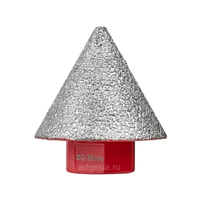 Алмазная конусная фреза DLT Ceramic Cone Pro, 2-38мм (арт. 0512) Алмазная конусная фреза DLT Ceramic Cone Pro, 2-38мм (арт. 0512)