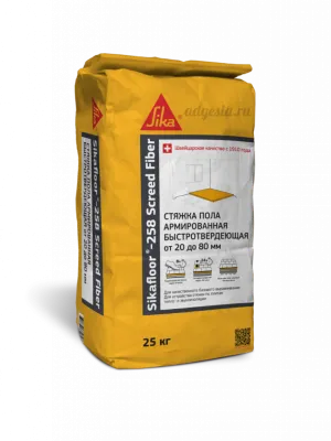 Армированная стяжка для пола Sikafloor-258 Screed Fiber