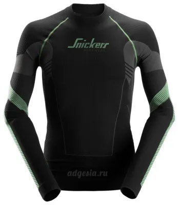 Бесшовная кофта с длинным рукавом (термобелье) Snickers Workwear 9425, Seamless Long Sleeve Shirt