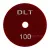 АГШК DLT №1, для сухой и мокрой шлифовки, Ø100мм, #100 (арт. 0645)