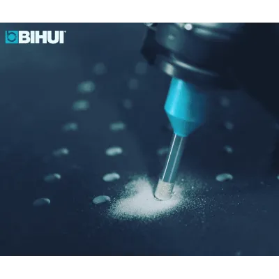 Коронка алмазная по керамограниту Bihui, 12 мм (вакуумная пайка), арт. DBDF12