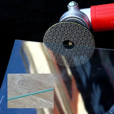 Гальванический алмазный гибкий шлифовальный круг DLT&9plitok, Ø 100 мм, #100 (арт. 631)