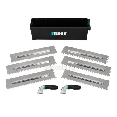 Набор зубчатых строительных гребёнок Bihui, 9 предметов (арт. PTSJK9)