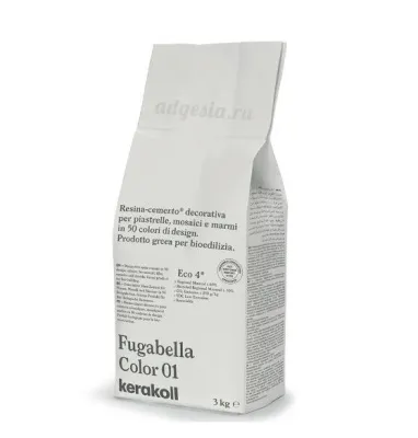 Эластичная водоотталкивающая затирка для плитки Fugabella Color, Kerakoll, 3 кг Эластичная водоотталкивающая затирка для плитки Fugabella Color, Kerakoll, 3 кг