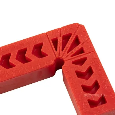 Набор угольников столярных пластиковых DLT, 4 штуки, 80x50мм (арт. 86304)