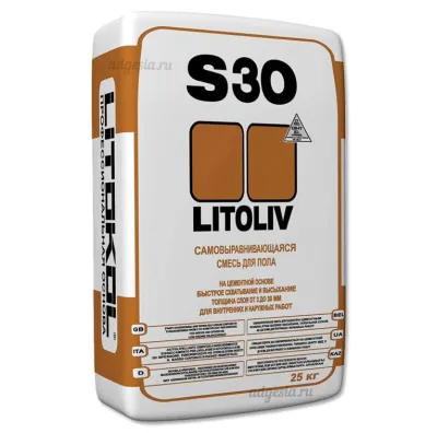 Финишный ровнитель для пола Litokol Litoliv S30 25кг