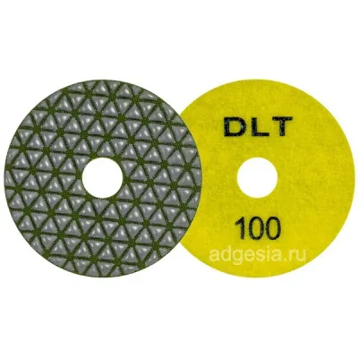 АГШК (черепашка) DLT №2, для сухой шлифовки, Ø100мм, #100 (арт. 0642)