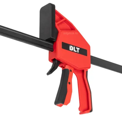 Струбцина пистолетная быстрозажимная DLT 450мм, (версия с удлиненной накладкой), арт.90451