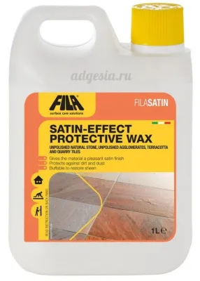 Fila Satin защитный воск для камня 1 л
