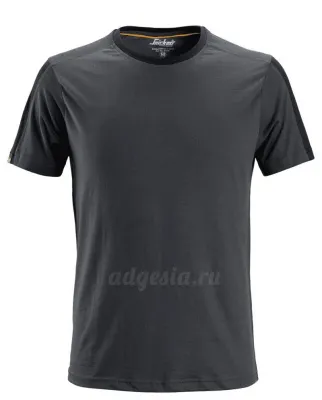 Футболка Snickers Workwear 2518, размер S, 5804 Steel Grey/Black