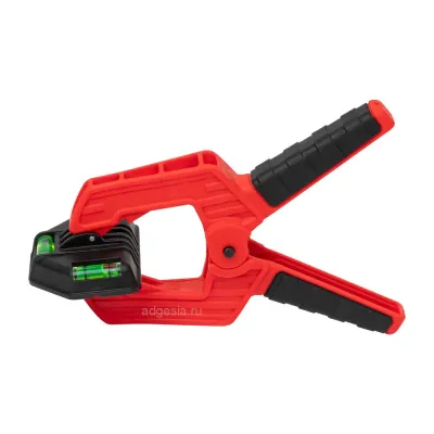 Струбцина быстрозажимная DLT 70мм (усилие зажима 10кг) с двумя пузырьковыми уровнями (арт. 82803)