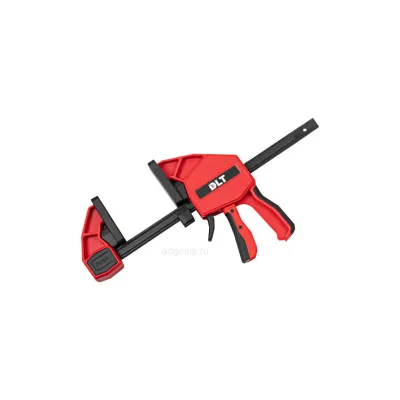 Струбцина пистолетная быстрозажимная DLT 150мм, (версия с удлиненной накладкой), арт.90151