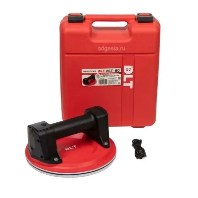 Присоска электрическая DLT VST-80 (8 дюймов) для рельефной плитки с авто подкачкой (арт. 3531)