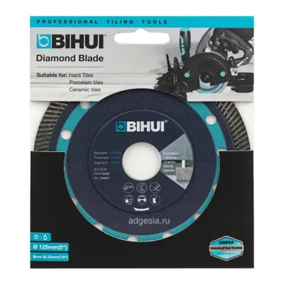 Диск алмазный Bihui Super Thin Turbo, 125мм (арт. DCBN5)