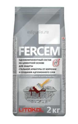 Антикоррозийный защитный состав для арматуры Fercem, Litokol 2 кг