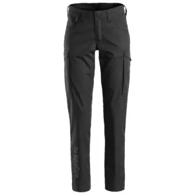 Рабочие брюки женские Snickers Workwear 6700, Women's Service Trousers, 0400 Black, размер 38