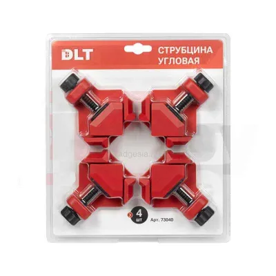 Струбцина угловая DLT, набор 4шт (арт. 73040)