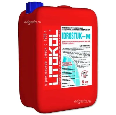 Idrostuk латексная добавка для затирки