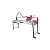 Электрический плиткорез Diamant DS-250-N Laser&Level, Rubi