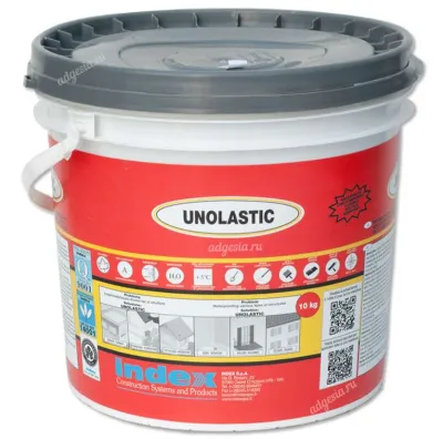 Обмазочная гидроизоляция Unolastic 10кг