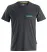 Хлопковая футболка-мерч Adgesia (Snickers Workwear 2526), размер S, 5800 Steel Grey