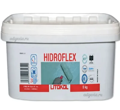 Hidroflex гидроизоляция под плитку в ванной