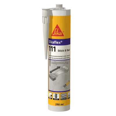 Клей-герметик Sikaflex 111 Stick&Seal, 290 мл.