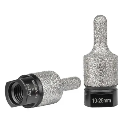 Коронка-фреза алмазная для плитки 9PLITOK&DLT (CERAMIC PRO), 10-25 мм (арт. 1183)