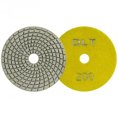 АГШК DLT №1, для сухой и мокрой шлифовки, Ø100мм, #200 (арт. 0646)