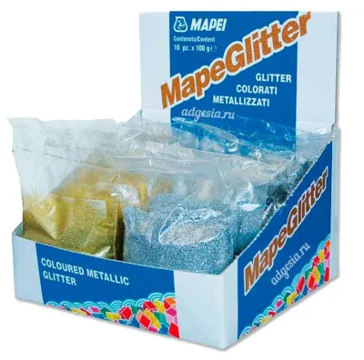 Блестки для эпоксидной затирки MapeGlitter 0,1кг