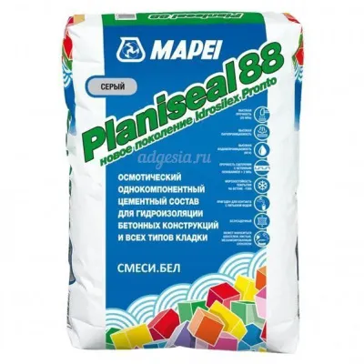 Гидроизоляция Planiseal 88 Mapei 25 кг (ex. Idrosilex Pronto)
