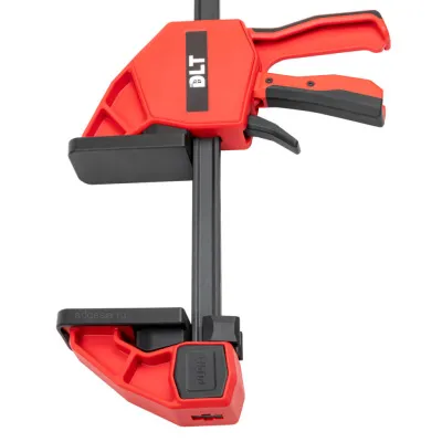 Струбцина пистолетная быстрозажимная DLT 450мм, (версия с удлиненной накладкой), арт.90451