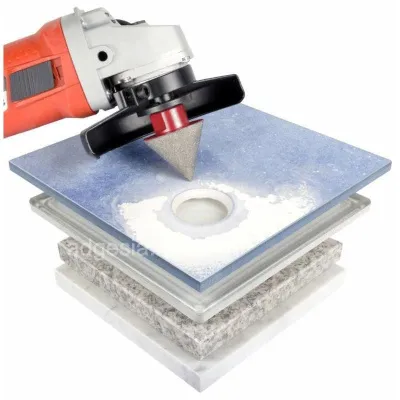 Алмазная конусная фреза DLT Ceramic Cone Pro, 2-38мм (арт. 0512) Алмазная конусная фреза DLT Ceramic Cone Pro, 2-38мм (арт. 0512)