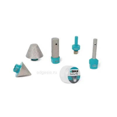 Набор алмазных фрез Bihui, 6 предметов (арт. DBDFS6)